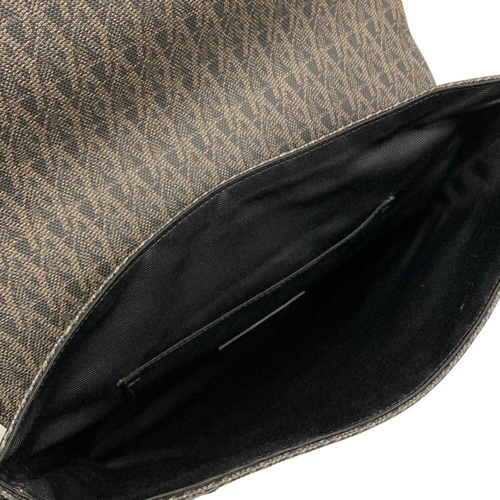 Saint Laurent PARIS Shoulder Bag 415435 Black Beige PVC Leather - Picture 7 of 15